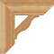 Ekena Millwork Funston Slat Rough Sawn Bracket, Western Red Cedar, 6"W x 22"D x 22"H BKT06X22X22FST06RWR - alternate 2